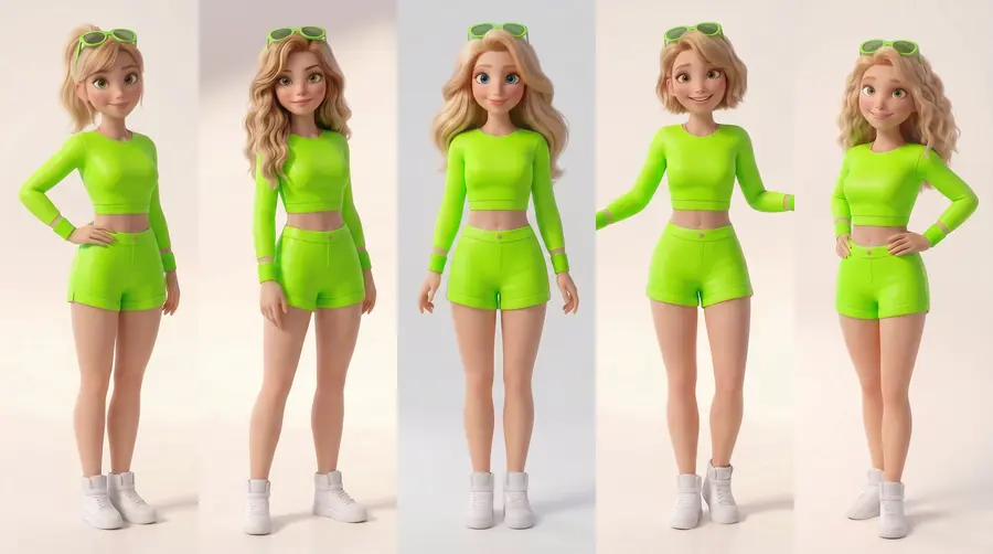 Figurino Verde